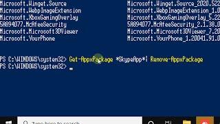 How to remove any App from Windows 10 using Powershell