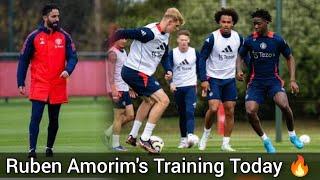 Amorim training man united | Kobbie Mainoo impressed Amorim and his Teammates in training session