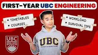 FIRST-YEAR UBC ENGINEERING - Everything YOU NEED to KNOW! (Timetables, Courses, & Survival Tips)