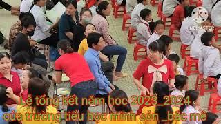 (Họa trên đá cuộc sống vùng cao)tham dự lễ tổng kết năm học 2023_2024 của trường tiểu học minh sơn