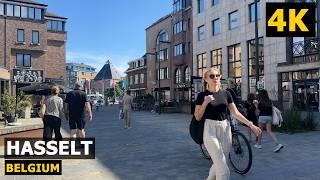 [4k] Summer Walking Tour in Hasselt | Hasselt, Belgium 2024