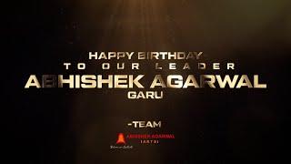 Happy Birthday Abhishek Agarwal Garu | Abhishek Agarwal Arts