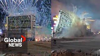 Tropicana implosion: Iconic Las Vegas hotel crumbles down after 67 years