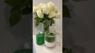Vibrant Matcha! Perfectly green Sho No Mukashi from Nakamura Tokichi  #matchalatte #viralmatcha