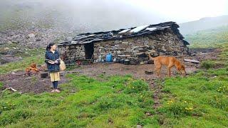 Most Peaceful Relaxing Mountain Village Lifestyle | Organic shepherd Food | Real Life Nepal