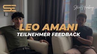 "Steve sorgt für echten Kundenerfolg" - Teilnehmer Feedback von Leo-Amani