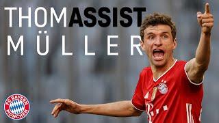 ALL 18 Bundesliga assists by Thomas Müller! 