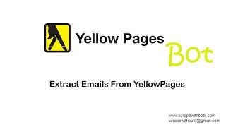 Yellowpages Email Extractor