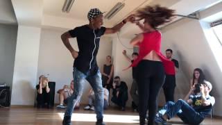 Awesome kizomba. L'ANGE NOIR & ELODIE, Saint-Petersburg, Sweet afro weekend, 2017