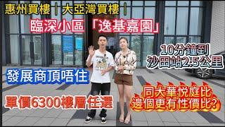 惠州買樓｜大亞灣買樓｜臨深小區「逸基嘉園」發展商頂唔住｜單價6300樓層任選｜10分鐘到沙田站2.5公里｜2-4房南北通透｜同大華悦庭比邊個更有性價比？萬科物業
