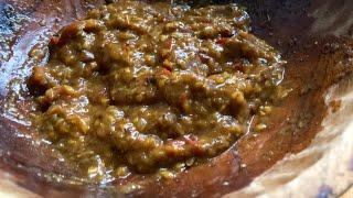 How to make king chilli chutney recipe || Ngari (fermented fish) chutney || Naga Kitchen