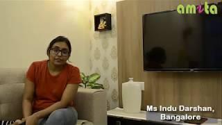 amita Curtains service is very good- Testimonial from Ms Indu Darshan