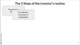 The Daily Investor's Routine