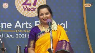 S.Mahathi (Vocal) – Mudhra’s 27th Fine Arts Festival