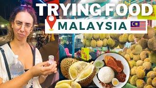 FOREIGNERS TRY DURIAN, NASI LEMAK & MORE MALAYSIAN FOOD ️ | First Reactions & Food Reviews 2022