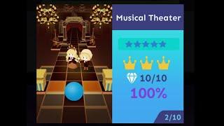 Rolling Sky - Musical Theater 100% + All crowns + All gems