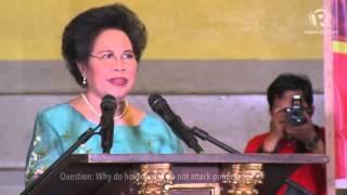 Miriam Defensor-Santiago's jokes on corrupt politicians