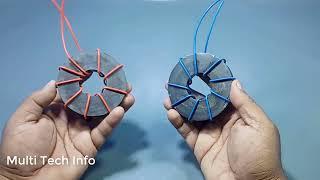 Make a 100% Free Energy Generator at Home Very Simple Way