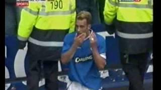 Celtic fans strike Rickson with coins
