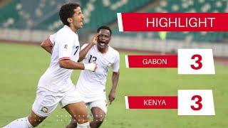 Mohammed Bajaber, Michael Olunga & William Lenk Goals | Gabon 3-3 Harambee Stars Highlights!