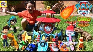 Paw Patrol Dino Rescue HQ Save the Dinosaurs From a Big Meteor