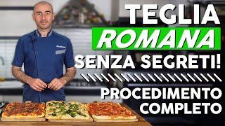 ROMAN PIZZA - Crunch and Softness guaranteed with this recipe!