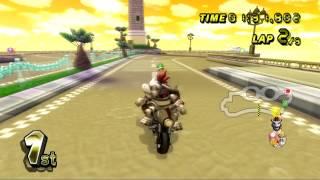 Mario Kart Wii (Wii) walkthrough - Daisy Circuit