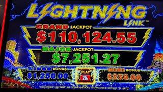 HUGE JACKPOT WIN!!! LIGHTNING LINK HIGH LIMIT SPINS IN THE HIGH LIMIT ROOM.