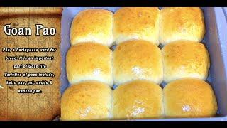 Authentic Goan Pao Recipe: How to Make Soft and Fluffy Goan Bread at Home | Goan Pav