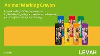 LEVAH -animal marking crayons, animal paint sticks, animal identification, China factory supplier