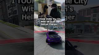 I TOOK OVER The City With SRT Len's Hellcat Charger in BeamNG Drive #shorts