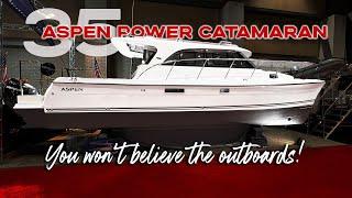 Catamaran with Dual-Sized Outboards: The Ultimate Power Play