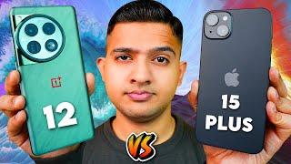 OnePlus 12 Vs iPhone 15 Plus - Full ComparisonWhich One Is Better Option ? 