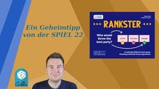 Rankster - Simpel, aber ein saulustiges Konzept - Ein Geheimtipp der SPIEL 22 - Regeln und Review 4K