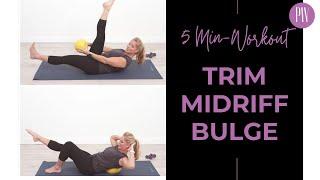 Melting the Midriff Bulge | 5-Minute Barre Workout | Prime Women