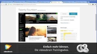 WordPress-Theme für Einsteiger - Twenty Sixteen Tutorial: Standard-Themes |video2brain.com