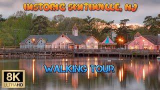 Virtual Tour of Historic Smithville, New Jersey!  Travel VLOG of the Smithville Town Centre in 8K