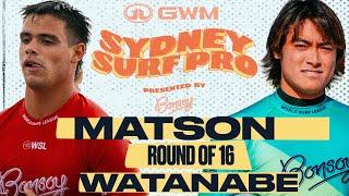 Kade Matson vs. Taro Watanabe I GWM Sydney Surf Pro presented by Bonsoy - Round of 16