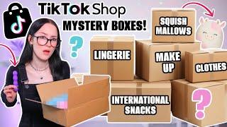 I Bought MYSTERY BOXES From TIKTOK SHOP... *Clothing, Makeup, Food + More*