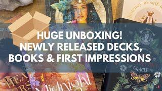 HUGE UNBOXING!! First Impressions of New DECKS & BOOKS!!