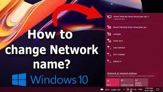 How to Change or Rename the Active Network Profile Name in Windows 10| Change network name