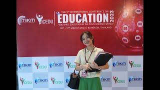 Sophia Isabella is Exploring her Educational Experience as a Student at ICEDU 2023