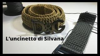 Tutorial: Come realizzare una Cintura all'uncinetto * L'uncinetto di Silvana *