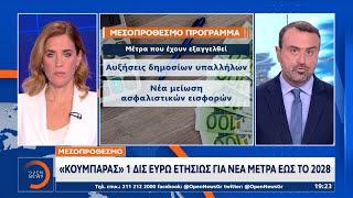 Μεσοπρόθεσμο πρόγραμμα: «Κουμπαράς» 1 δις ετησίως για νέα μέτρα έως το 2028 | Ethnos