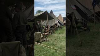 A quick tour of my wall tent display at D-Day Ohio 2023 #ww2reenactment #historicalreenactment