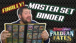 My Pokémon Paldean Fates Master Set Collection Binder is COMPLETE!