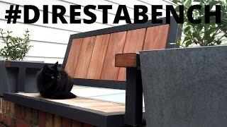 Making my own #DIRESTABENCH Park Bench from Steel and Timber