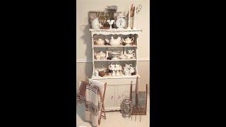 Rustic Farmhouse Decor in my Farmhouse Hutch | Hutch Makeover #vintage #farmhousedecordiy #ironstone