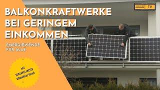 BALKONKRAFTWERKE BEI GERINGEM EINKOMMEN