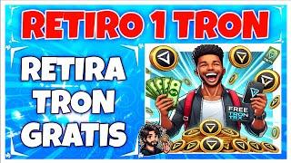 Nueva Minería de TRON TRX con RETIROS GRATIS | Prueba de Pago de 1 TRON | Free Miner